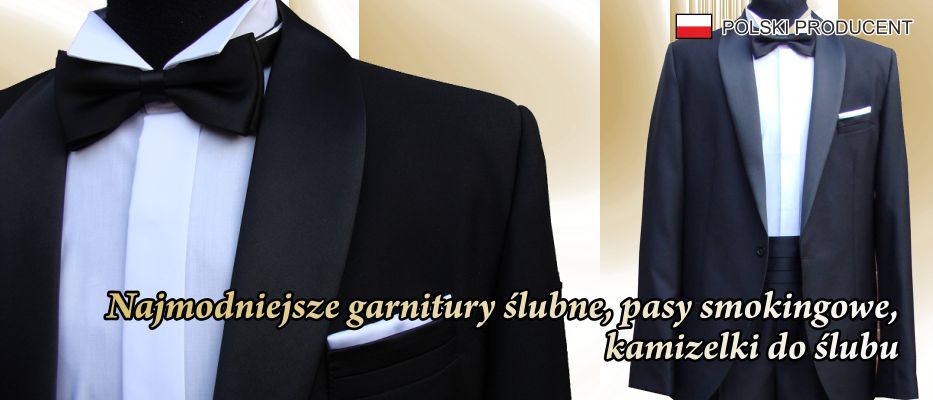 Modne garnitury ślubne